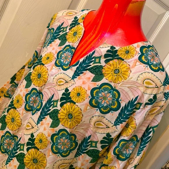 MAHOGANY Floral Boho Tunic - Picture 4 of 13